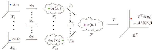 Multiple Kernel Learning for Dimensionality Reduction