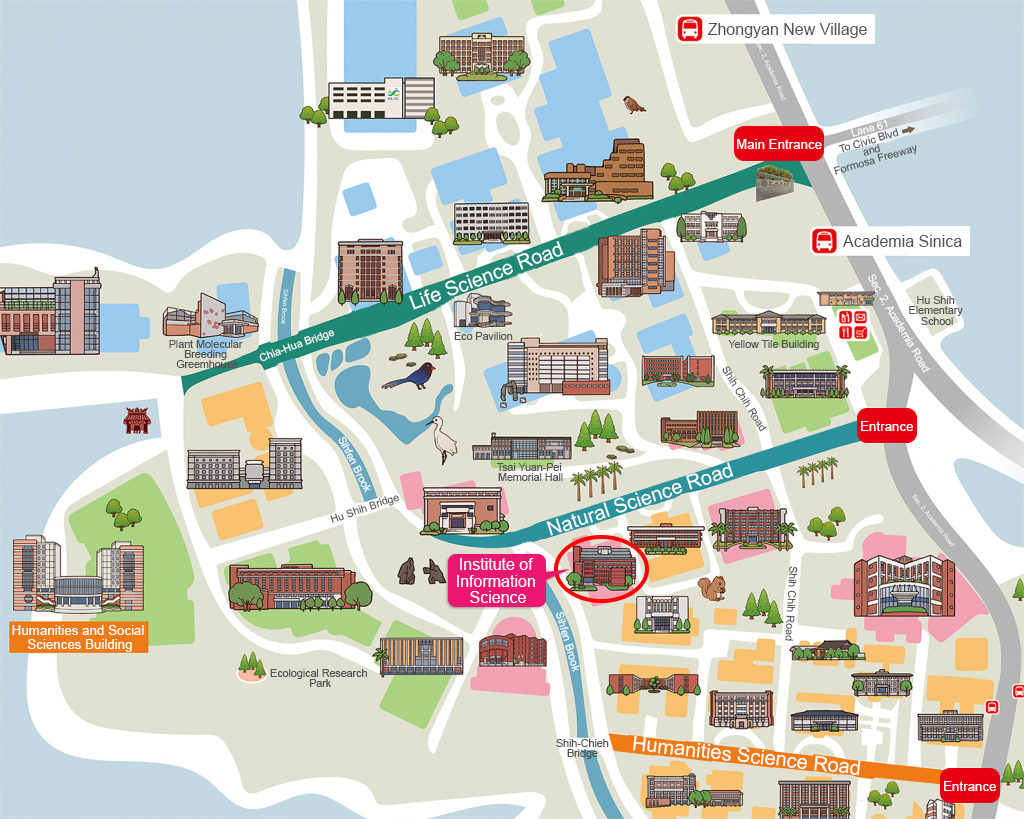 Academia Sinica Map Guide